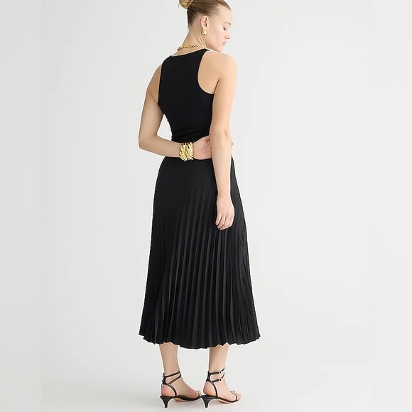 J. Crew Gwyneth Pleated Slip Skirt - Picture 2 of 5